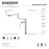 Kingston Brass Deck Mount Pot Filler, Polished Chrome KS4701ZL